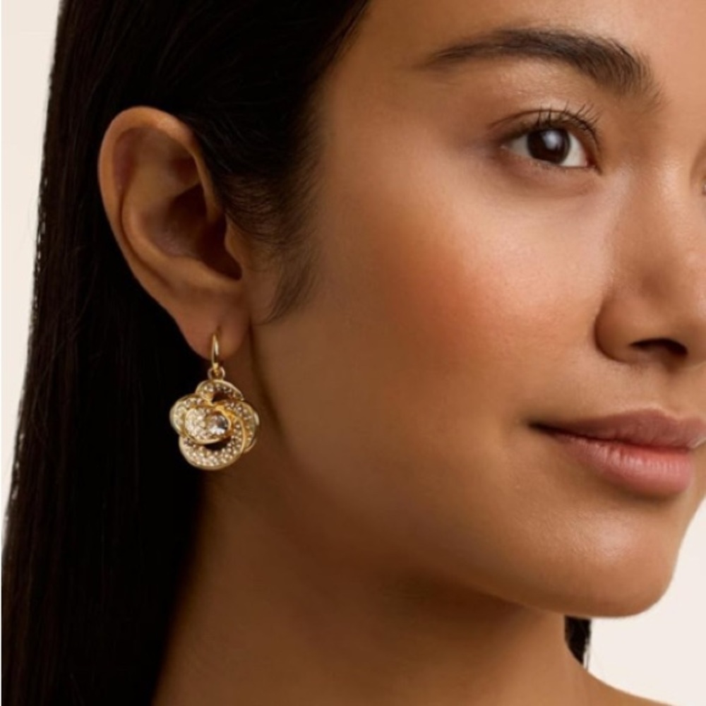 Ted Baker Crystal Rose Earrings - Picture 3 of 4